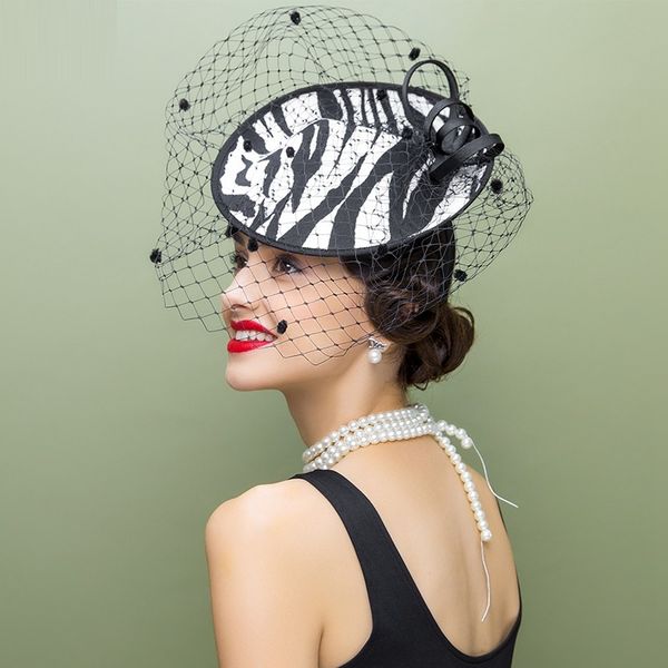 women original design small cap lady european and american fashion hat shading zebra designer recommend party cap b-4828, Blue;gray
women original design small cap lady european and american fashion hat shading zebra designer recommend party cap b-4828, Blue;gray