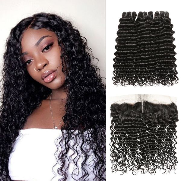 malaysian deep curly hair bundles with frontal closure deep wave 3 bundles with frontal 4x13 lace frontal with bundles deep wave human hair, Black;brown
malaysian deep curly hair bundles with frontal closure deep wave 3 bundles with frontal 4x13 lace frontal with bundles deep wave human hair, Black;brown