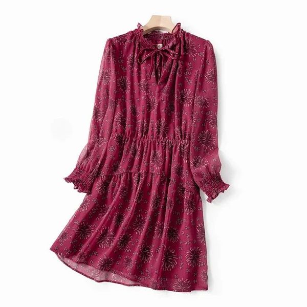 women dresses 2020 spring and summer new sweet flower print lace bow lotus leaf elastic waist dress, Black;gray
women dresses 2020 spring and summer new sweet flower print lace bow lotus leaf elastic waist dress, Black;gray