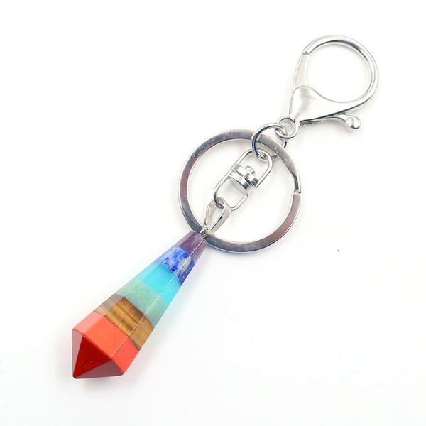 fyjs unique silver plated circle lobster clasp hexagon pyramid key chain layer colorful stone jewelry
fyjs unique silver plated circle lobster clasp hexagon pyramid key chain layer colorful stone jewelry
