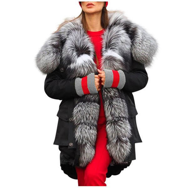 womens jacket hooded coat fleece winter solid hasp long sleeves overcoat special casual durable daily leisure, Black
womens jacket hooded coat fleece winter solid hasp long sleeves overcoat special casual durable daily leisure, Black