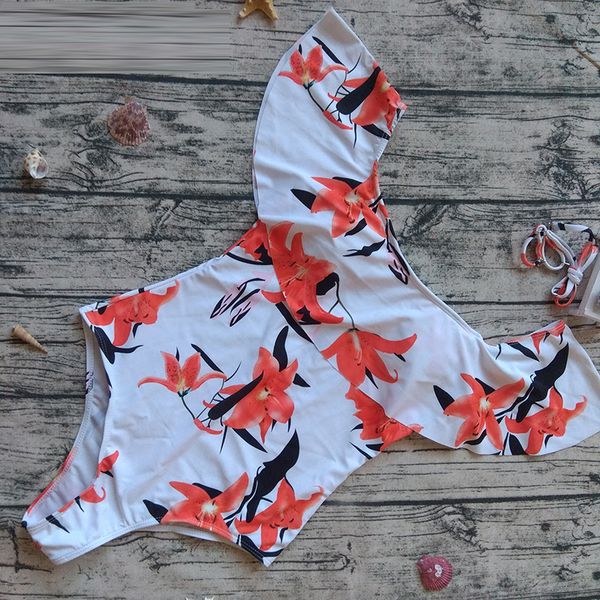 new off shoulder one piece swimsuit women may beach female vintage swimwear bather bathing suit print flowers swim wear bodysuit, White;black
new off shoulder one piece swimsuit women may beach female vintage swimwear bather bathing suit print flowers swim wear bodysuit, White;black
