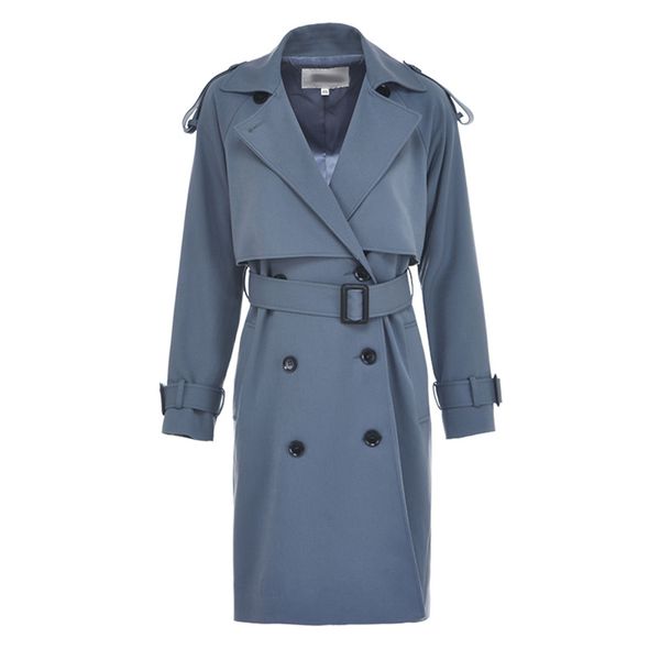 2019 autumn woman classic double breasted trench coat waterproof raincoat business outerwear, Tan;black
2019 autumn woman classic double breasted trench coat waterproof raincoat business outerwear, Tan;black