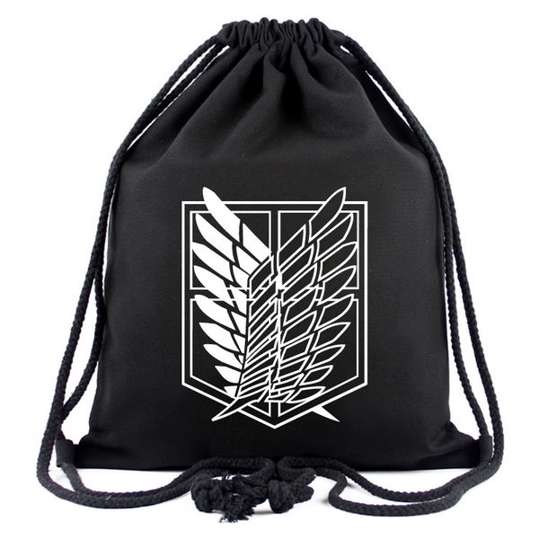 games movies attack on titan backpack japanese anime designer canvas drawstring bags for men women travel organizer pouch gifts
games movies attack on titan backpack japanese anime designer canvas drawstring bags for men women travel organizer pouch gifts