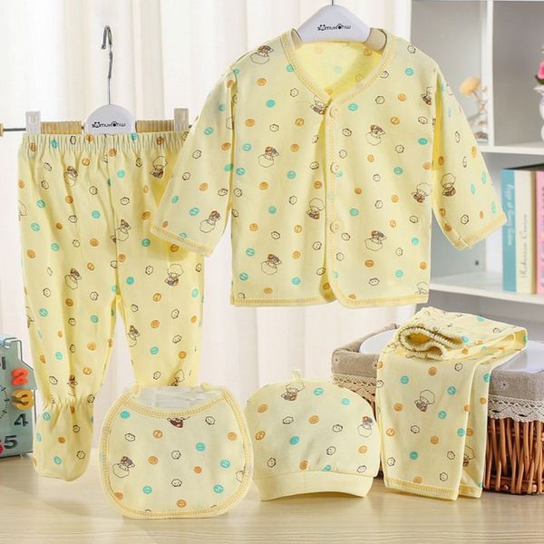 0-3 months baby newborn clothes set boy girl cartoon long sleeve +hat+pants +bib baby girl clothes pajamas sets 5pcs/sets, White
0-3 months baby newborn clothes set boy girl cartoon long sleeve +hat+pants +bib baby girl clothes pajamas sets 5pcs/sets, White