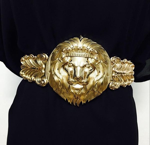 2020 new elegant womens luxury big gold lion head belt designers belt dress stretchy ceinture femme woman fashion accessory dress waistband, Slivery;black
2020 new elegant womens luxury big gold lion head belt designers belt dress stretchy ceinture femme woman fashion accessory dress waistband, Slivery;black