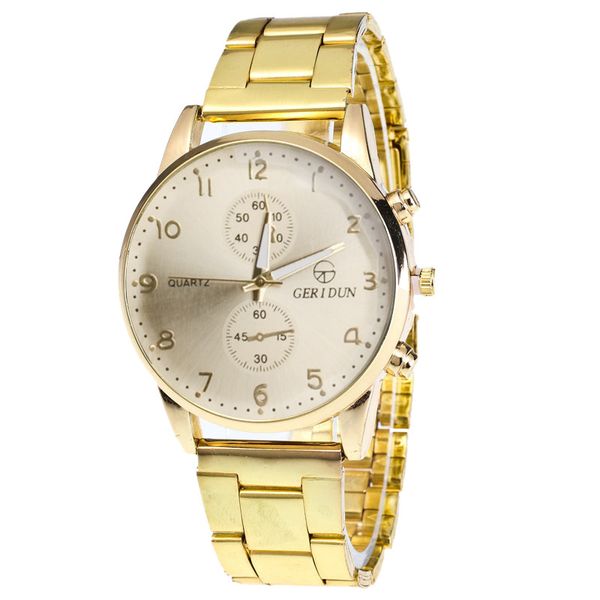 ceridun fashion luxury mens watch gold watches diamond dial gold steel analog quartz mens clock wrist watches orologio uomo, Slivery;brown
ceridun fashion luxury mens watch gold watches diamond dial gold steel analog quartz mens clock wrist watches orologio uomo, Slivery;brown