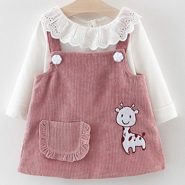 2pcs children clothes kids clothes sets 2 pcs blouse and dresses for height 80-110cm, White
2pcs children clothes kids clothes sets 2 pcs blouse and dresses for height 80-110cm, White