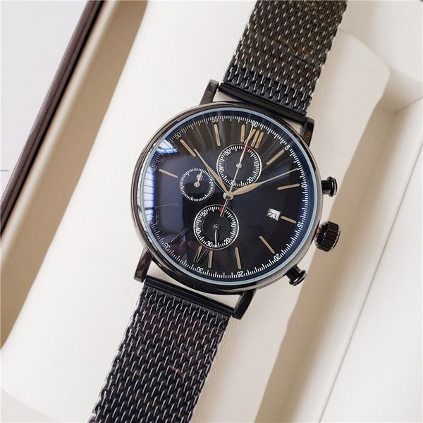swiss brand luxury watches for men quartz chronograph mens watches stainless steel mesh strap day date designer waterproof montre de luxe, Slivery;brown
swiss brand luxury watches for men quartz chronograph mens watches stainless steel mesh strap day date designer waterproof montre de luxe, Slivery;brown