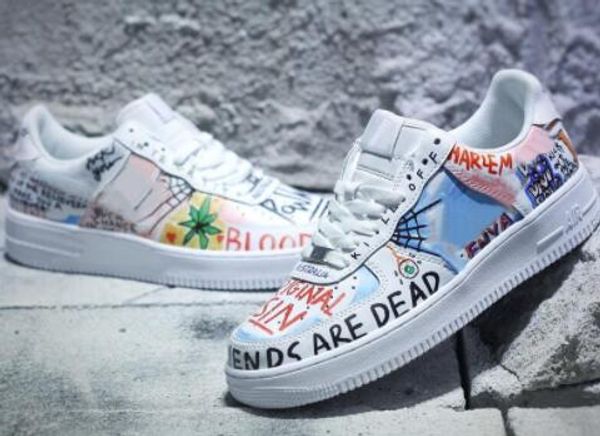 Good quality force low one graffiti white multi color de igner kateboard hoe cu tom forcing one collaboration pauly neaker with box 
Good quality force low one graffiti white multi color de igner kateboard hoe cu tom forcing one collaboration pauly neaker with box