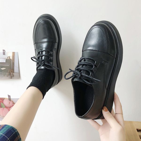 shoes on heels platform all-match british style 2020 fashion women's casual female sneakers black flats ladies' footwear
shoes on heels platform all-match british style 2020 fashion women's casual female sneakers black flats ladies' footwear