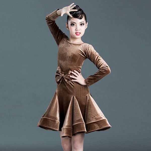children latin dance dress winter long-sleeved velvet dresses kids rumba cha cha samba girls competition performance wear dn4450, Black;red
children latin dance dress winter long-sleeved velvet dresses kids rumba cha cha samba girls competition performance wear dn4450, Black;red