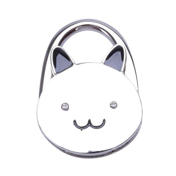 promotion black cat cartoon foldable silver tone handbag hook antislip rubber base
promotion black cat cartoon foldable silver tone handbag hook antislip rubber base