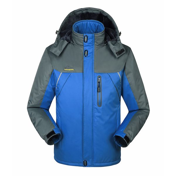 men's windproof fleece jacket winter outdoor sport waterproof ski jacket coat camping hiking skiing running rock climbing, Blue;black
men's windproof fleece jacket winter outdoor sport waterproof ski jacket coat camping hiking skiing running rock climbing, Blue;black