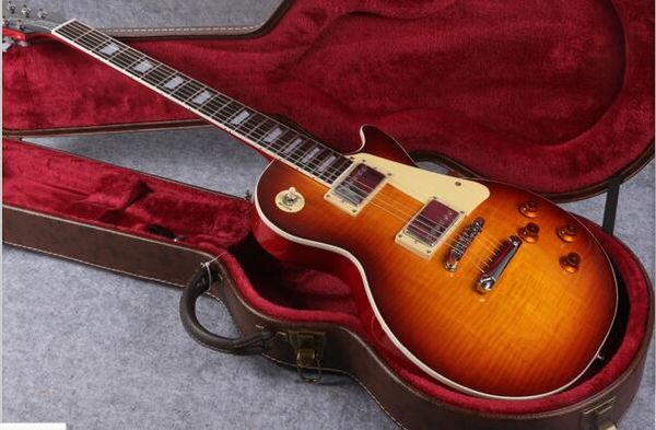 1959 r9 вос пользовательских tiger flame maple топ электрогитара серебра аппаратного бесплатная доставка
1959 r9 вос пользовательских tiger flame maple топ электрогитара серебра аппаратного бесплатная доставка