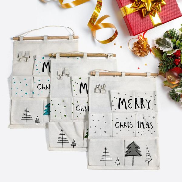 1pc new christmas print canvas storage bag creative christmas door decoration storage bag plus two small hooks 3 colors optional
1pc new christmas print canvas storage bag creative christmas door decoration storage bag plus two small hooks 3 colors optional