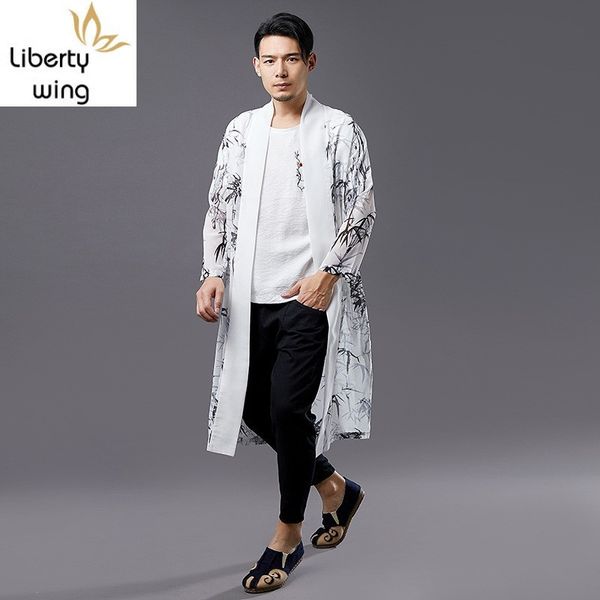 men's casual shirts summer chinese style fashion bamboo leaf printing mens chiffon long sleeve open stitch sun protection shirt coats, White;black
men's casual shirts summer chinese style fashion bamboo leaf printing mens chiffon long sleeve open stitch sun protection shirt coats, White;black