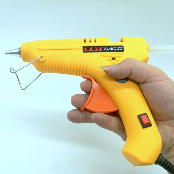 60w melt glue gun industrial mini guns thermo electric glue gun heat temperature tool with 2pcs 11mm*180mm stick
60w melt glue gun industrial mini guns thermo electric glue gun heat temperature tool with 2pcs 11mm*180mm stick