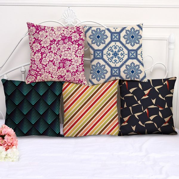 stripe grid geometric pattern pillow case cushion cover linen cotton throw square pillow cover 100g
stripe grid geometric pattern pillow case cushion cover linen cotton throw square pillow cover 100g