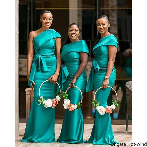 long bridesmaid formal dresses one shoulder mermaid long floor wedding guest dresses party dress gowns bm1914, White;pink 
long bridesmaid formal dresses one shoulder mermaid long floor wedding guest dresses party dress gowns bm1914, White;pink