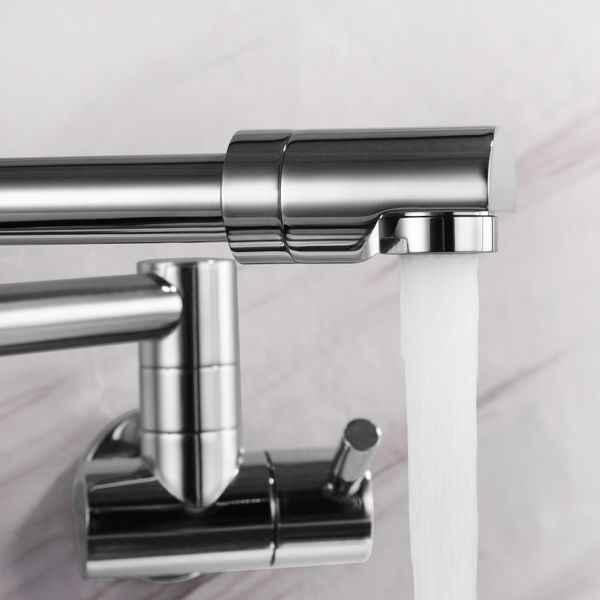 modern brass kitchen faucet tap single handle pot filler faucet swing spout wall mount cold bathroom chrome tap s558
modern brass kitchen faucet tap single handle pot filler faucet swing spout wall mount cold bathroom chrome tap s558