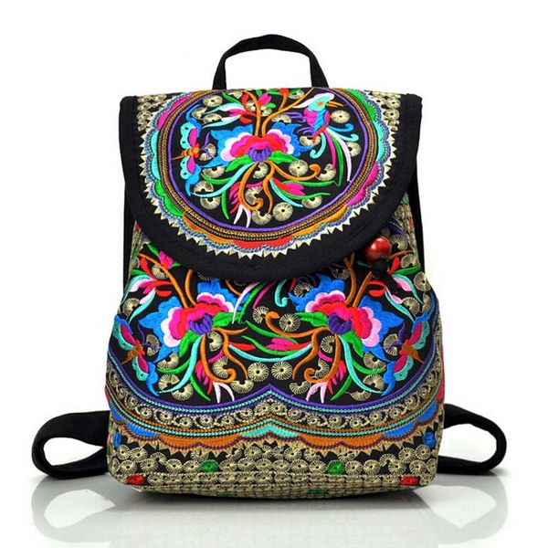 2019 new vintage ethnic style backpack fashion embroidery flower backpack travel shoulder bag
2019 new vintage ethnic style backpack fashion embroidery flower backpack travel shoulder bag