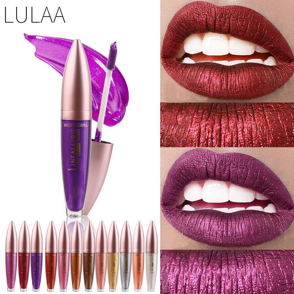 lulaa 12 colors glitter lipstick liquid metallic moisturizing lip gloss diamond waterproof pearl lipgloss women makeup lip batom
lulaa 12 colors glitter lipstick liquid metallic moisturizing lip gloss diamond waterproof pearl lipgloss women makeup lip batom