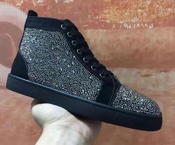 princetown shiny studded spikes red bottom shoe designer sneakers spikes orlato red bottom trainers mens genuine leather arena shoel14, Black
princetown shiny studded spikes red bottom shoe designer sneakers spikes orlato red bottom trainers mens genuine leather arena shoel14, Black