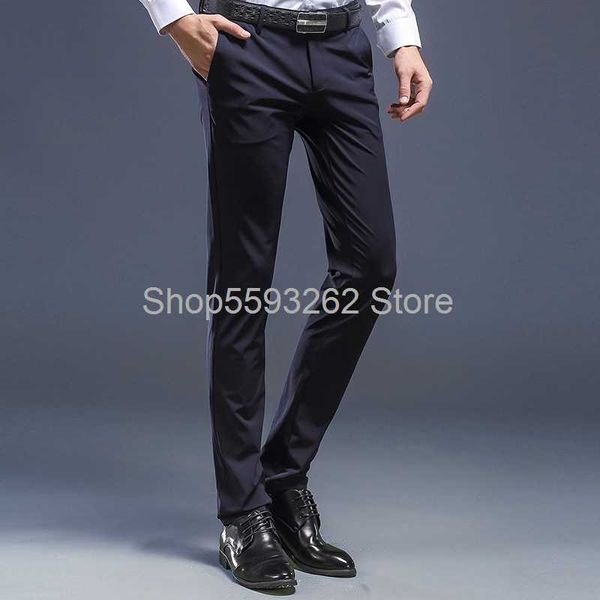 men's trousers season slim youth business casual professional suit pants thin joker dress pants, White;black
men's trousers season slim youth business casual professional suit pants thin joker dress pants, White;black