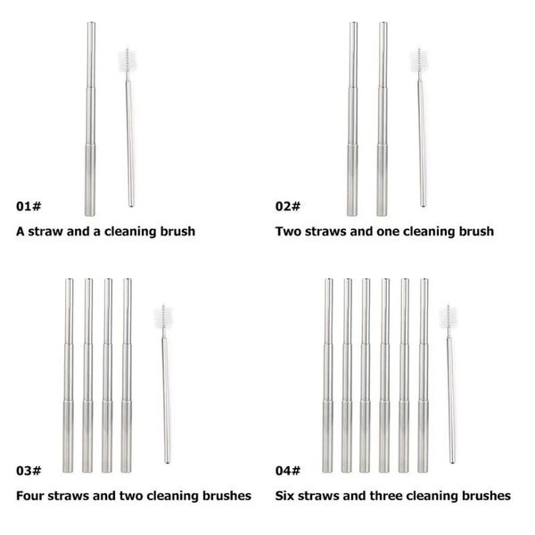 reusable folding drinking straw stainless steel retractable straw+brush(1 straw plus 1 cleaning brush opp bag sealing
reusable folding drinking straw stainless steel retractable straw+brush(1 straw plus 1 cleaning brush opp bag sealing