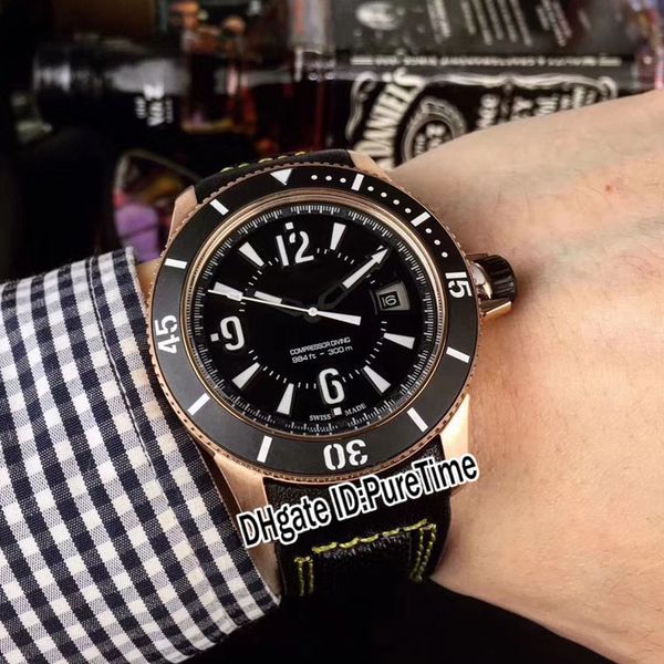 master compressor q2018470 automatic mens watch rose gold black ceramic bezel black dial stick markers nylon leather watches puretime i01c3, Slivery;brown
master compressor q2018470 automatic mens watch rose gold black ceramic bezel black dial stick markers nylon leather watches puretime i01c3, Slivery;brown