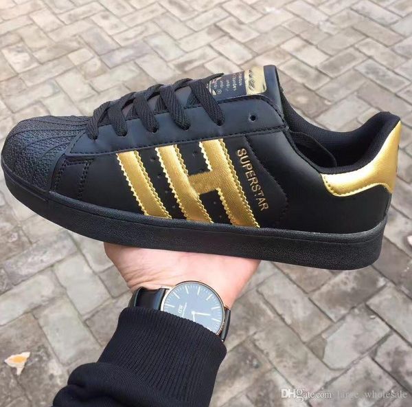 big size eu36-46 originals men's shoes for women's shoes white shoe laser dazzle colour superstar shell head casual shoes ing, Black
big size eu36-46 originals men's shoes for women's shoes white shoe laser dazzle colour superstar shell head casual shoes ing, Black
