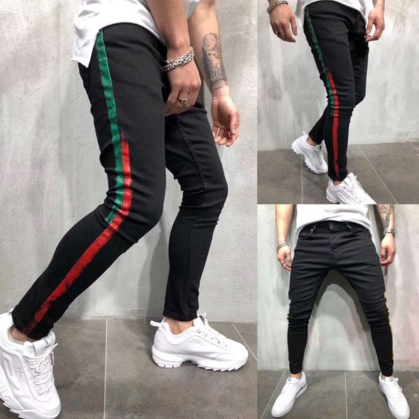 мода мужские узкие джинсы denim pant pant stripe denim изношенные джинсы длинные мужчины повседневная slim fit, Blue
мода мужские узкие джинсы denim pant pant stripe denim изношенные джинсы длинные мужчины повседневная slim fit, Blue