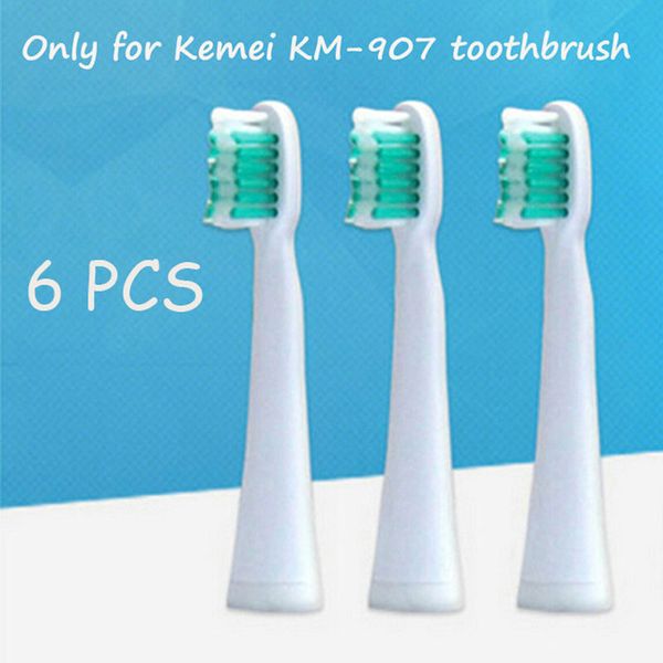 6pcs km-907 kemei electric toothbrush ultrasonic toothbrush head oral hygiene dental care b pro teethbrush head for kids/adult
6pcs km-907 kemei electric toothbrush ultrasonic toothbrush head oral hygiene dental care b pro teethbrush head for kids/adult