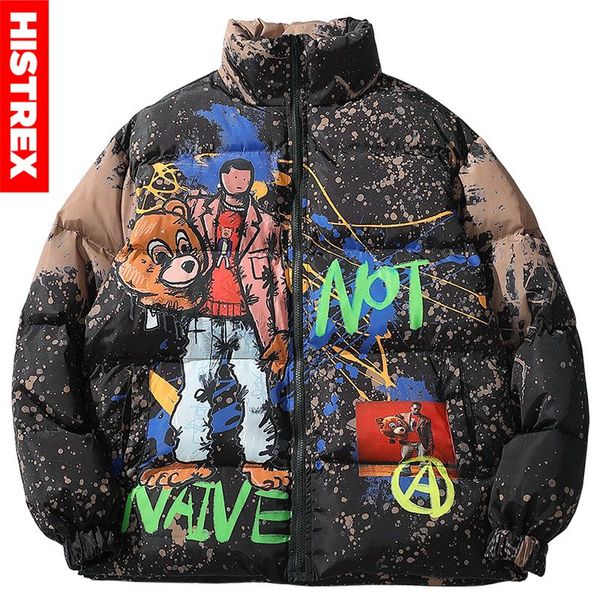 2020 hip hop jacket parka cartoon graffiti streetwear men windbreaker harajuku winter padded jacket coat puffer vintage outwear, Black
2020 hip hop jacket parka cartoon graffiti streetwear men windbreaker harajuku winter padded jacket coat puffer vintage outwear, Black