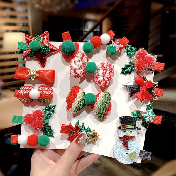 5pcs/set new girls lovely christmas hair ornament hairpins sweet headband hair clips barrettes kids fashion accessories
5pcs/set new girls lovely christmas hair ornament hairpins sweet headband hair clips barrettes kids fashion accessories