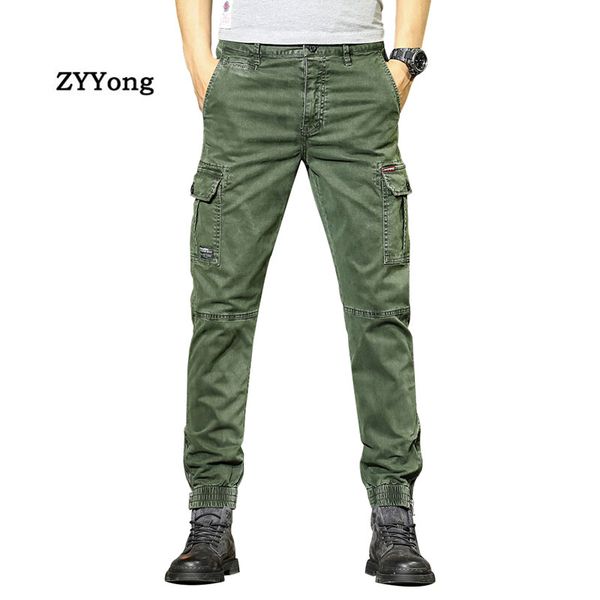 men cargo pants cotton multi-pocket beam feet overalls army tactical wear-resistant fashions casual slim black trousers
men cargo pants cotton multi-pocket beam feet overalls army tactical wear-resistant fashions casual slim black trousers