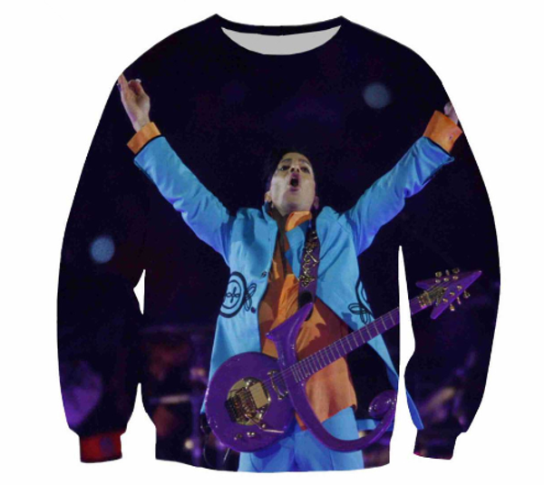 new fashion singer prince rogers nelson sweatshirt men women 3d print 3d funny long sleeve tracksuit pullover outerwear casual w06, Black
new fashion singer prince rogers nelson sweatshirt men women 3d print 3d funny long sleeve tracksuit pullover outerwear casual w06, Black