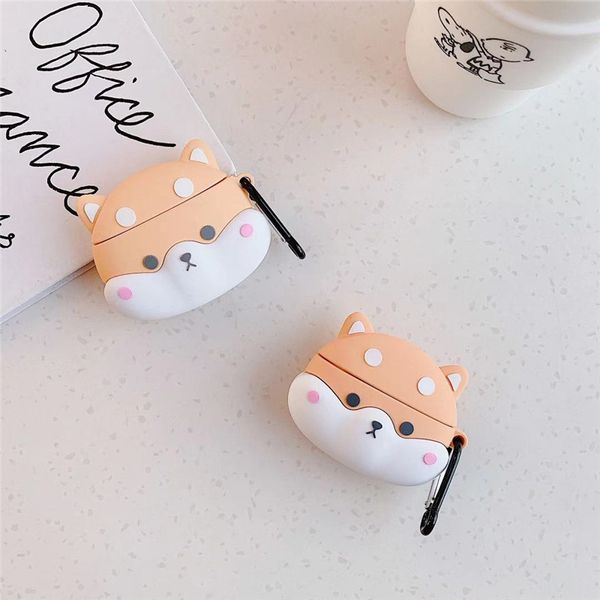 silicon cute cartoon chai dog airpods cases for airpods pro apple bluetooth wireless headset cover 1 2 3 generatio soft shell with hook
silicon cute cartoon chai dog airpods cases for airpods pro apple bluetooth wireless headset cover 1 2 3 generatio soft shell with hook