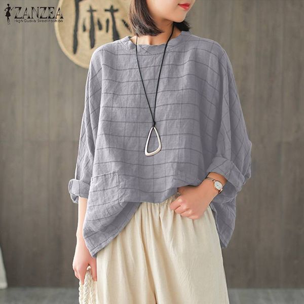 vintage check shirts women's spring blouse zanzea 2020 casual long sleeve blusas female o neck tunic plus size plaid 5xl 7, White
vintage check shirts women's spring blouse zanzea 2020 casual long sleeve blusas female o neck tunic plus size plaid 5xl 7, White