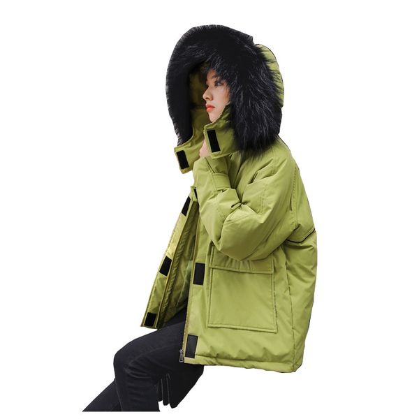 chic short fur coat hooded bakery winter down coat women heavy jacket oversize thick warm cotton padded wadded parkas big pocket, Black
chic short fur coat hooded bakery winter down coat women heavy jacket oversize thick warm cotton padded wadded parkas big pocket, Black