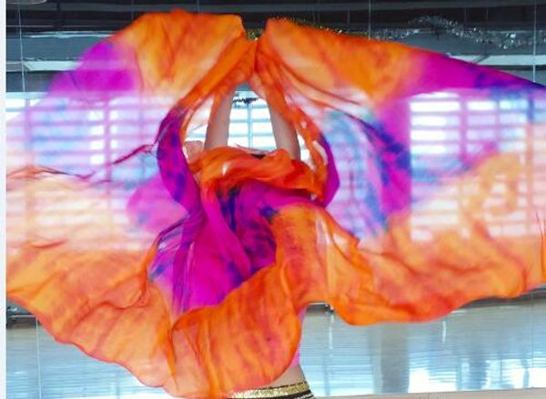 tie dye floral belly dance silk veil bellydance costume accessory 250*114cm colorful hand scarf baby pink purple ing, Black;red
tie dye floral belly dance silk veil bellydance costume accessory 250*114cm colorful hand scarf baby pink purple ing, Black;red