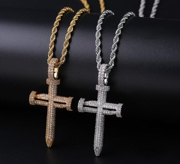 2019 new nail shape cubic zirconia cross 3d hip hop iced out religious pendant gold silver plated for men women jewelry fashion gift
2019 new nail shape cubic zirconia cross 3d hip hop iced out religious pendant gold silver plated for men women jewelry fashion gift