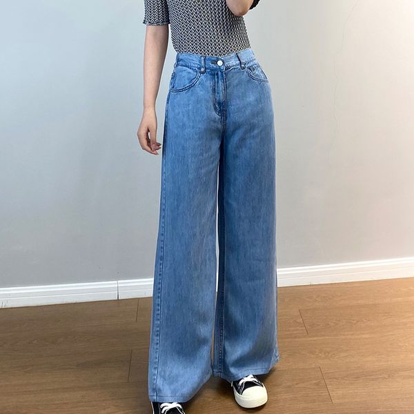 women's jeans women spring/summer 2021 denim trousers fashion casual light blue high waist wide leg pants
women's jeans women spring/summer 2021 denim trousers fashion casual light blue high waist wide leg pants