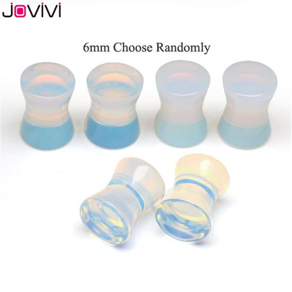 other jovivi ear flesh tunnel plug piercing jewelry glass opalite stone double flared saddle plugs expander stretcher 6mm-14mm, Slivery;golden
other jovivi ear flesh tunnel plug piercing jewelry glass opalite stone double flared saddle plugs expander stretcher 6mm-14mm, Slivery;golden