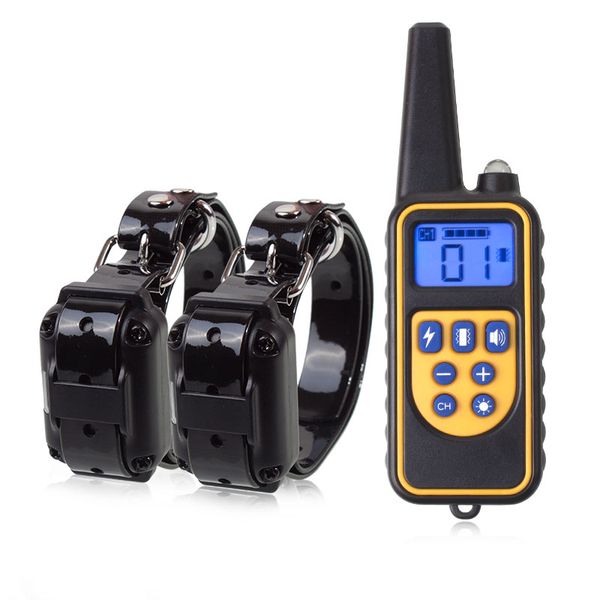 electric dog training collar 800m pet remote control waterproof rechargeable with lcd display for all size shock vibration sound
electric dog training collar 800m pet remote control waterproof rechargeable with lcd display for all size shock vibration sound