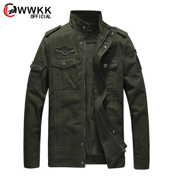2019 plus size jacket men spring autumn cotton pilot coat men's bomber outdoor waterproof cargo flight jackets male 6xl, Black;brown
2019 plus size jacket men spring autumn cotton pilot coat men's bomber outdoor waterproof cargo flight jackets male 6xl, Black;brown