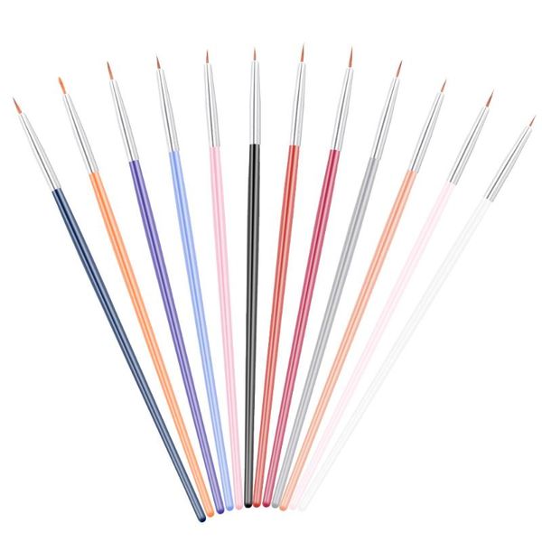 12pcs/set nail art brush pen dotting painting drawing fan line builder design polish gel uv tips decoration manicure tools, Yellow
12pcs/set nail art brush pen dotting painting drawing fan line builder design polish gel uv tips decoration manicure tools, Yellow