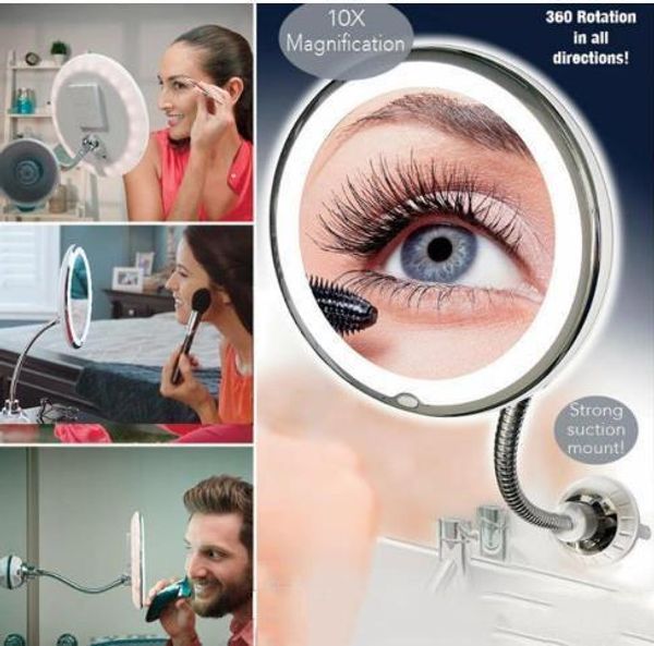 flexible makeup mirrors 360 degree rotation gooseneck 10x magnifying led bathroom makeup shaving mirror toilet supplies k350
flexible makeup mirrors 360 degree rotation gooseneck 10x magnifying led bathroom makeup shaving mirror toilet supplies k350