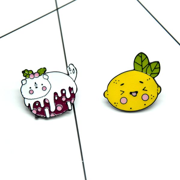 new cartoon animals cats brooch fruit lemon cute sweet korean students wild schoolbag pendant creative female tide gift, Gray
new cartoon animals cats brooch fruit lemon cute sweet korean students wild schoolbag pendant creative female tide gift, Gray